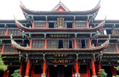 Great hall - Wenshu Monastery - Chengdu, China - DSC05111