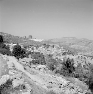 Hadassah universistair medisch centrum gezien vanuit Ein Karem, Bestanddeelnr 255-4920