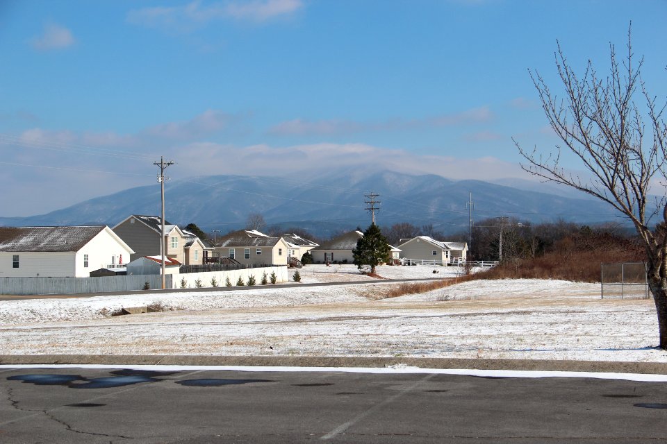 Grassy Mountain (Georgia) viewed from Eton Elementary, Jan 2018 3