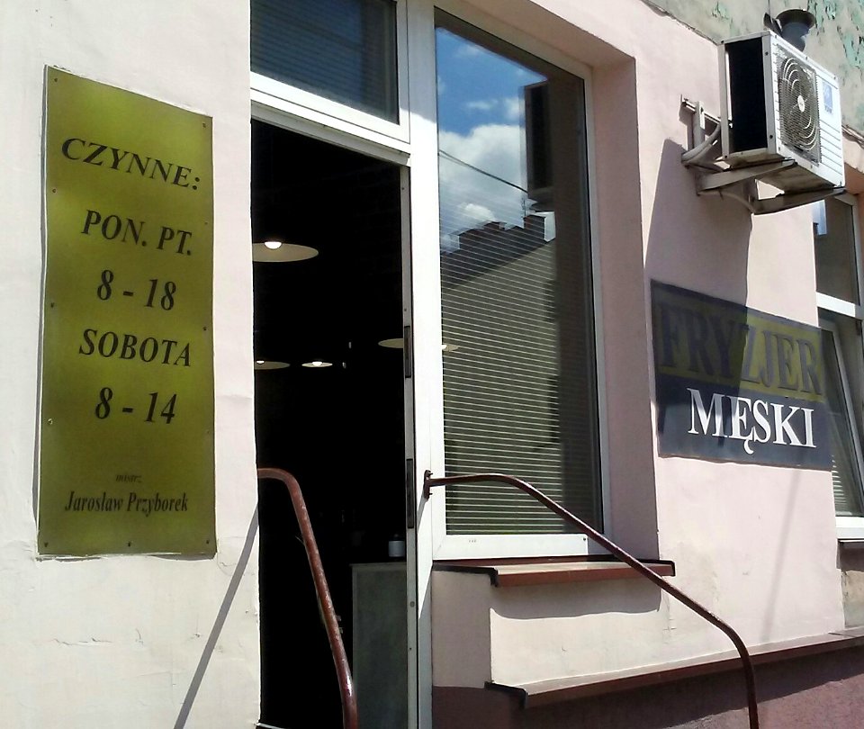 Hairdresser, Polna Street in Tomaszów Mazowiecki