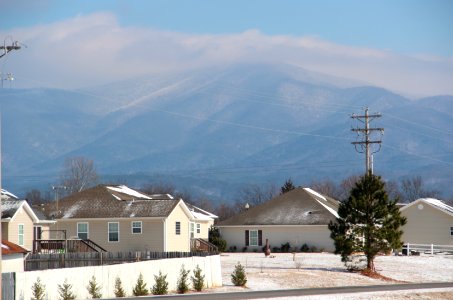 Grassy Mountain (Georgia) viewed from Eton Elementary, Jan 2018 1