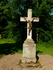 Graveron-Sémerville (Eure, Fr) croix de chemin à Graveron