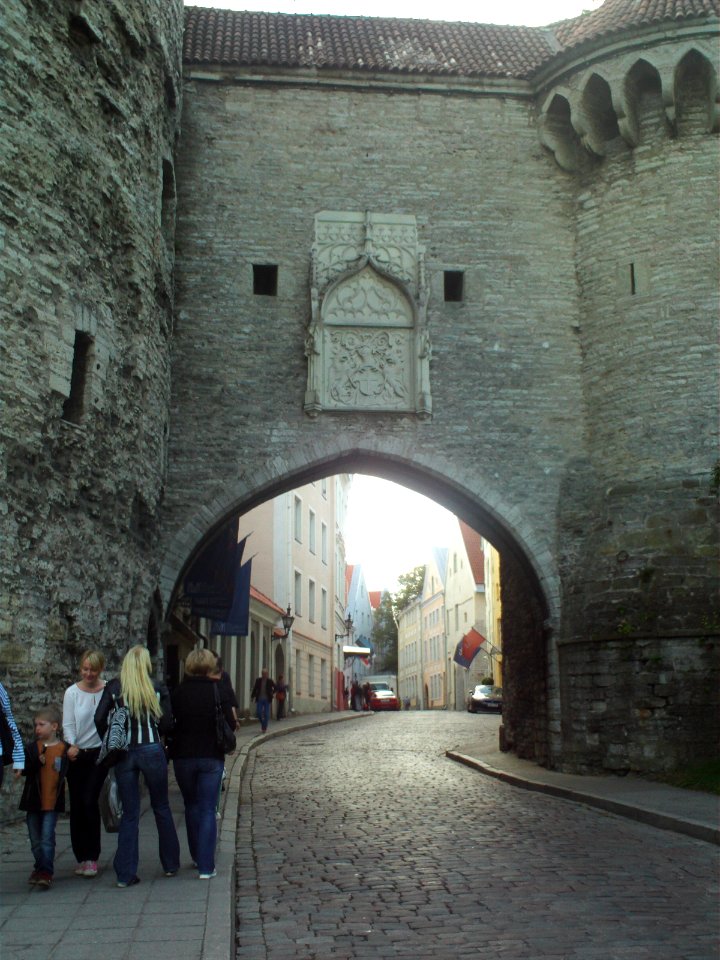 Great coastal gate Pikk street Tallinn
