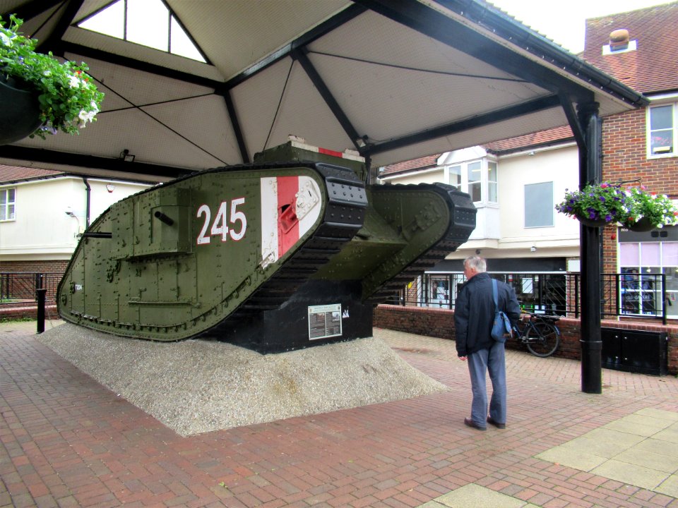 Great War tank, Ashford