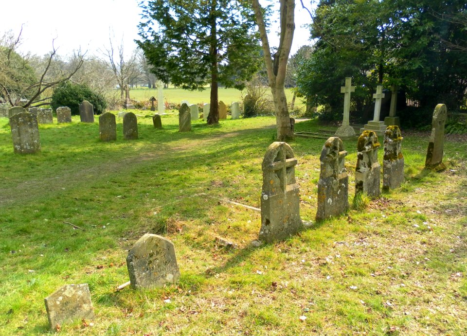 Graves at Stanmer Church (April 2013) (2)