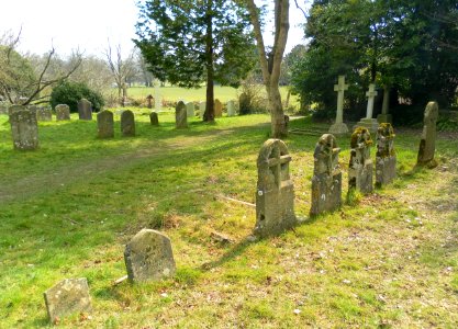 Graves at Stanmer Church (April 2013) (2)