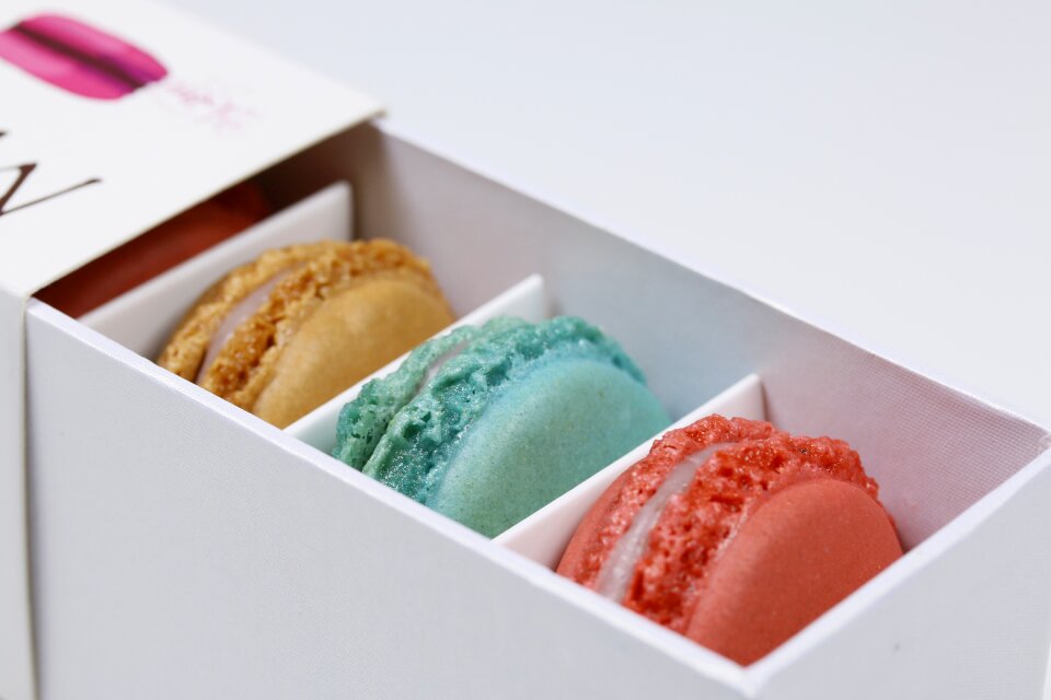 Macaron gourmet biscuit