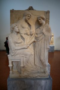Grave stele of a maiden. 4th cent. B.C