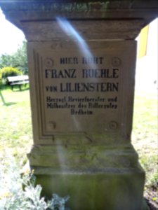 Grave stone church Bedheim 6