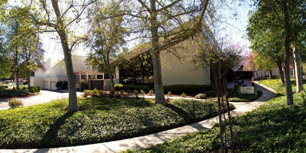 Grant R. Brimhall Library view from northeast 2015-03-06