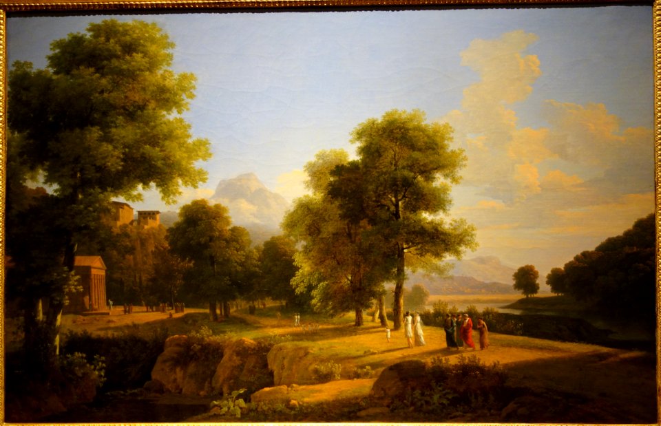 Greek Landscape by Jean-Victor Bertin, 1812, oil on canvas - National Museum of Western Art, Tokyo - DSC08566