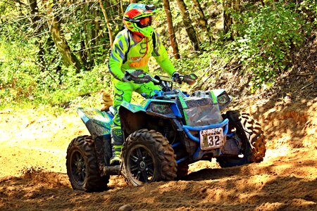 Enduro quad race motocross photo