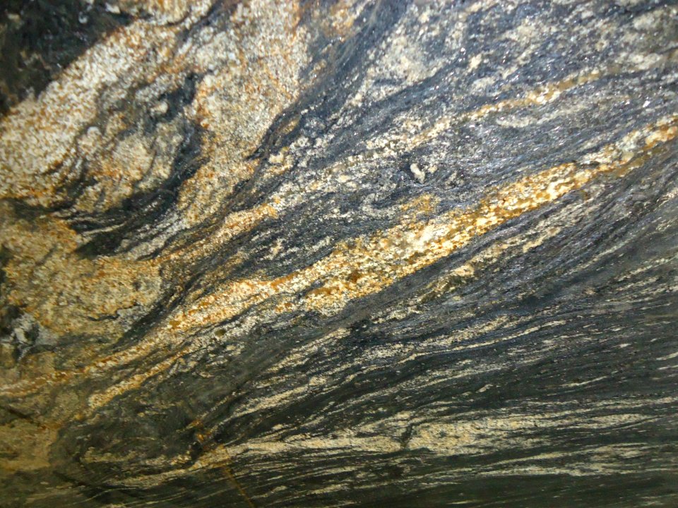 Granite slab up close