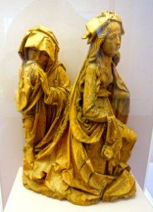 Grieving women, fragment, by Tilman Riemenschneider and workshop, c. 1510, linden wood - Mainfränkisches Museum - Würzburg, Germany - DSC04684