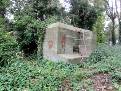 Grave Rijksmonument 514145 kazemat west St.Elisabethstraat 4