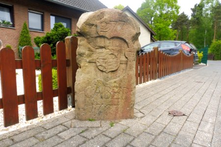 Grenzstein Paderborn-Rietberg Nr. 77 - 2. Paderborner Seite