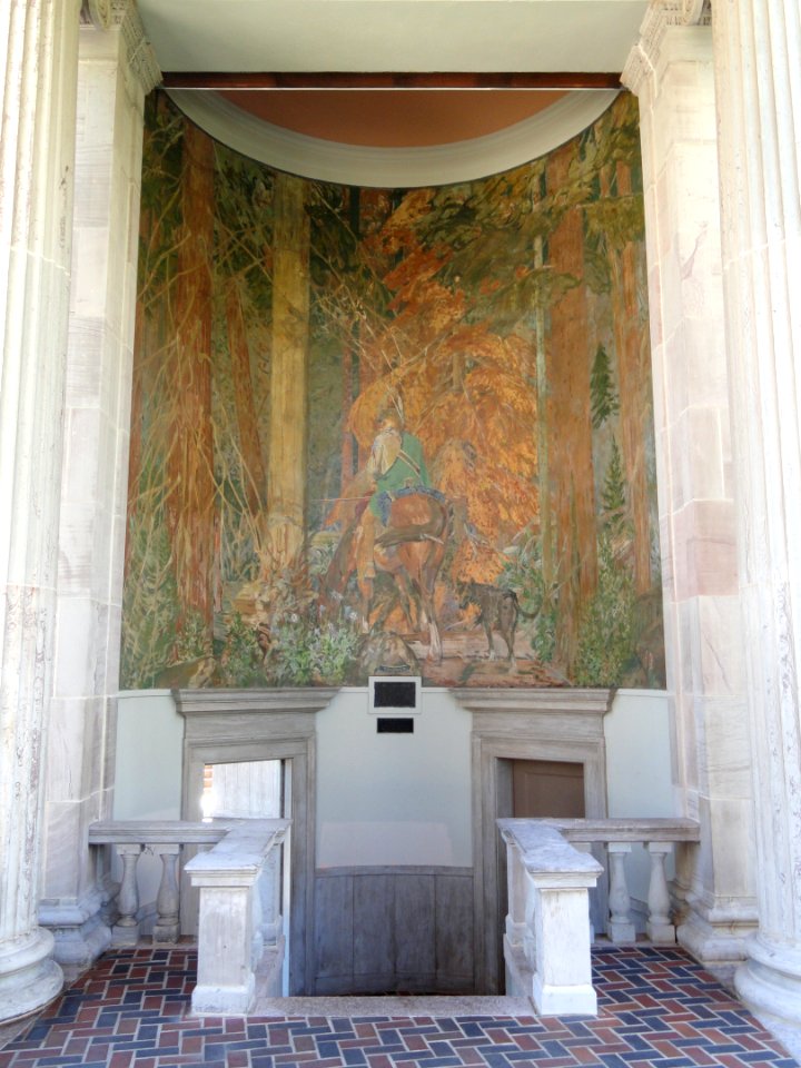 Greek Theater painting - Civic Center Park, Denver - DSC01208