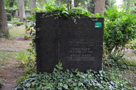 Griesheim, Friedhof, Grab E 149 Böhne