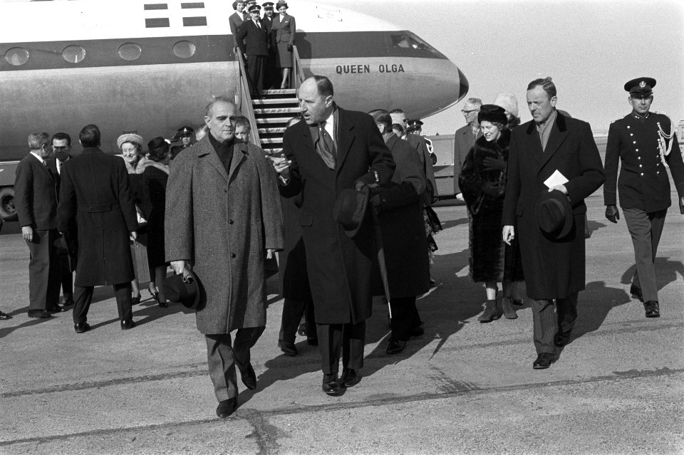 Griekse Minister President Caramanlis en Griekse Minister van Buitenlandse Zaken, Bestanddeelnr 914-8761