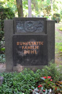 Griesheim, Friedhof, Grab E 150 Rühl