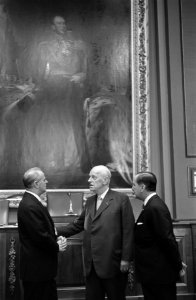 Griekse Minister-President bezoeken gebracht aan voorzitt Eerste en Tweede Kamer, Bestanddeelnr 914-8837