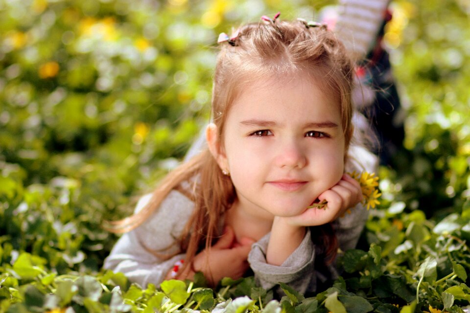 Portrait spring beauty