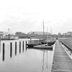 Graven en verbeteren van kanalen, aanleggen bruggen, nieuwe toestand, Bestanddeelnr 160-0723