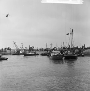 Grevelingen afgesloten vier caissons (reportage), Bestanddeelnr 913-9125