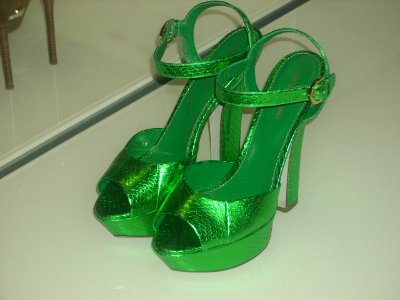 Green shoes Taormina photo