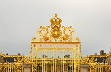 Grille dorée Versailles photo
