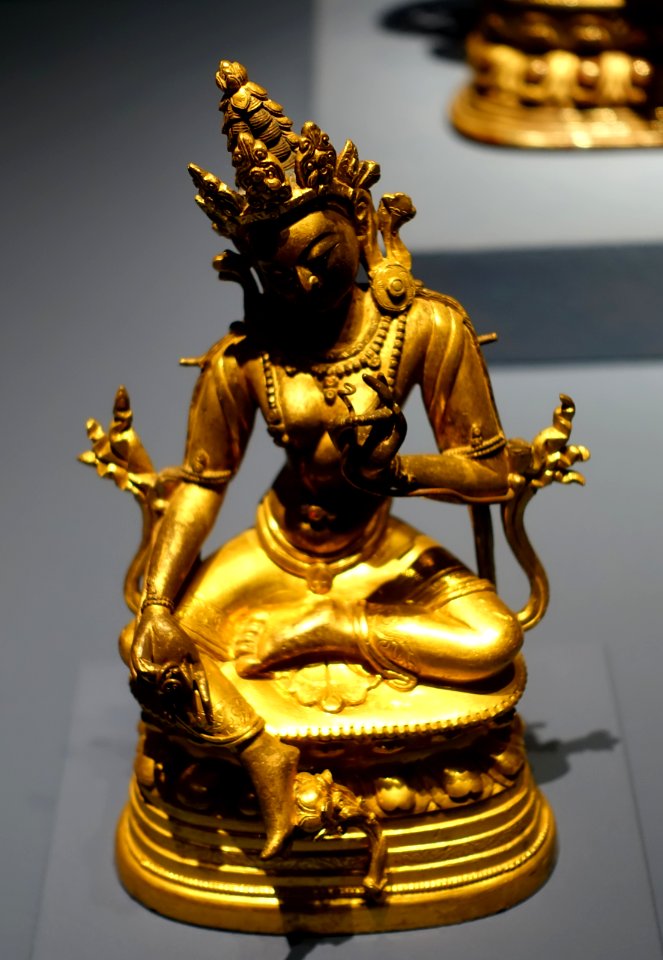 Green Tara, Tibet, 16th-17th century AD, bronze - Linden-Museum - Stuttgart, Germany - DSC03687