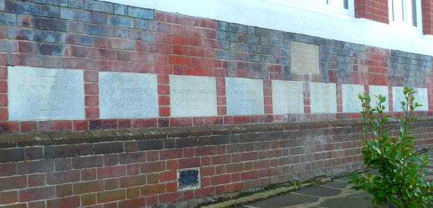 Greenfield Methodist Church, Greenfield Road, Old Town, Eastbourne (October 2012) (Foundation Stones) (1)