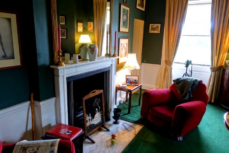 Green Sitting Room - Shugborough Hall - Staffordshire, England - DSC00092