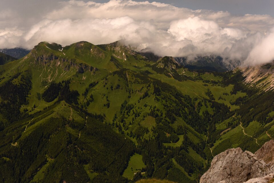 Landscape hiking austria