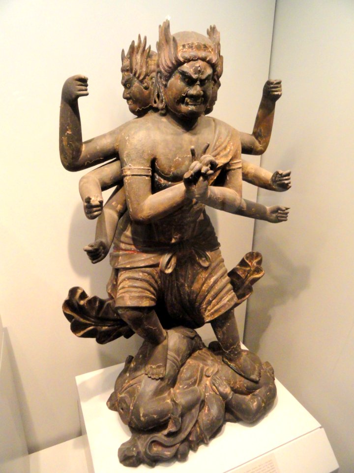 Gozanze Myo-o, 1680, by Nakabayashi Gennai, Japan - Art Institute of Chicago - DSC00153