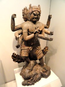 Gozanze Myo-o, 1680, by Nakabayashi Gennai, Japan - Art Institute of Chicago - DSC00153
