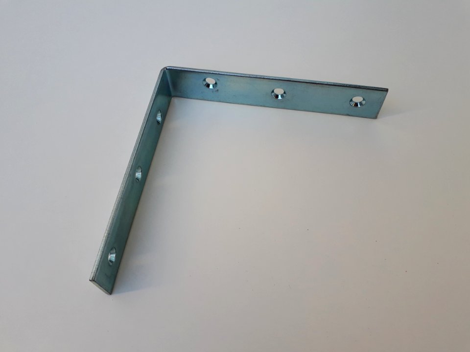 Gray angle bracket - 12.5 cm - B