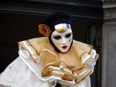Carnival masks of venice disguise photo