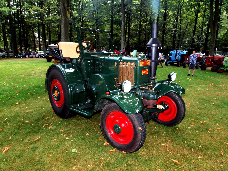 Green Bulldog-Lanz tracktor