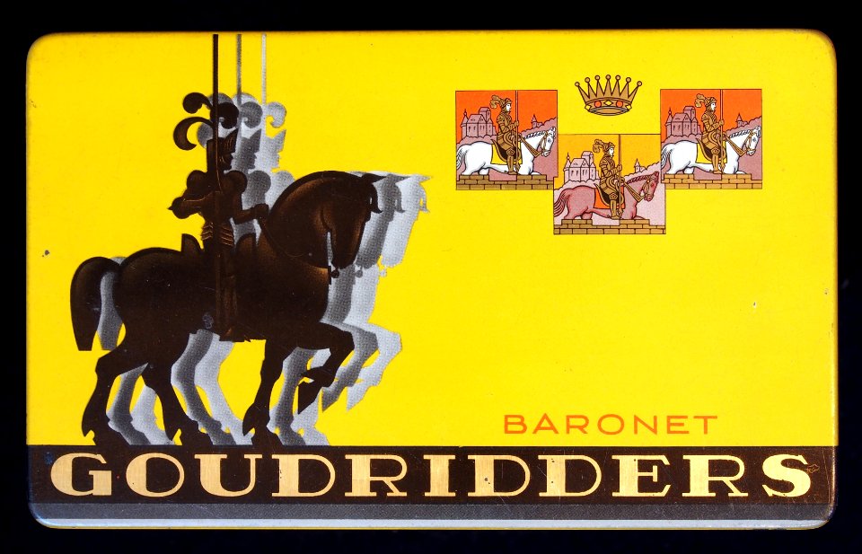 Goudridders Baronet sigarenblikje