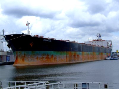 Govind Prasad - IMO 7926112 - Callsign AUSD - p2 at Port of Amsterdam, Holland 30-Jun-2007