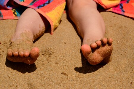 Holidays towel beach