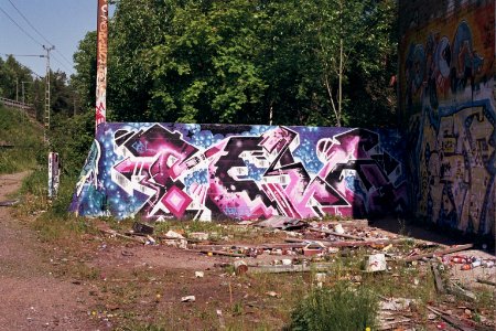 Graffiti at Kolkos, Tampere Jun2011 001