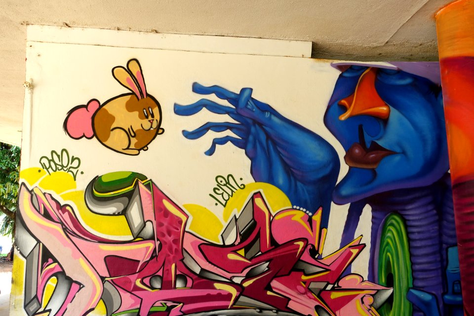 Graffiti - Ibirapuera Park - Sao Paulo, Brazil - DSC07508