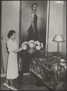 Gouverneurs-generaal, interieurs, vrouwen, Tweede Wereldoorlog, , Indonesië, Bestanddeelnr 092-1294