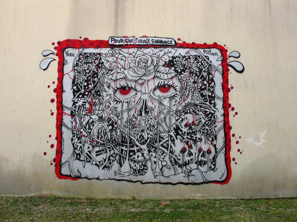 Graffiti à Moliets et Maa