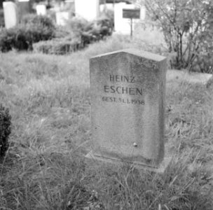 Grafsteen op het graf van Heinz Eschen, Bestanddeelnr 254-1902