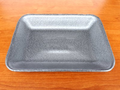 Gray foam tray - 18 x 13.5 cm A3