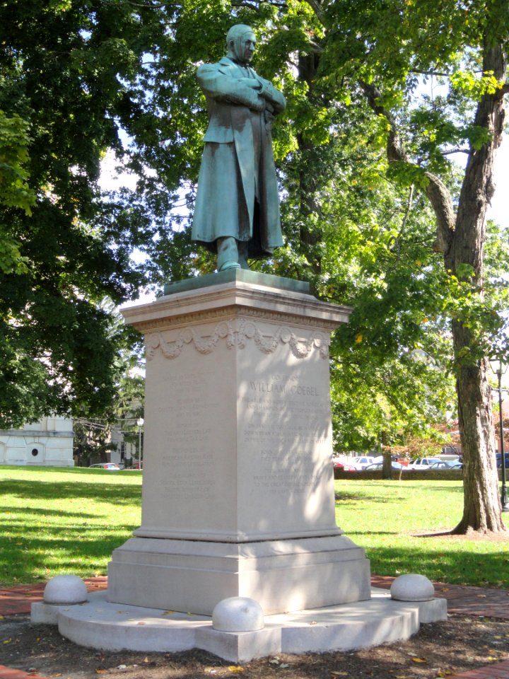 Governor William Goebel by Charles Henry Niehaus - Frankfort, Kentucky - DSC09275