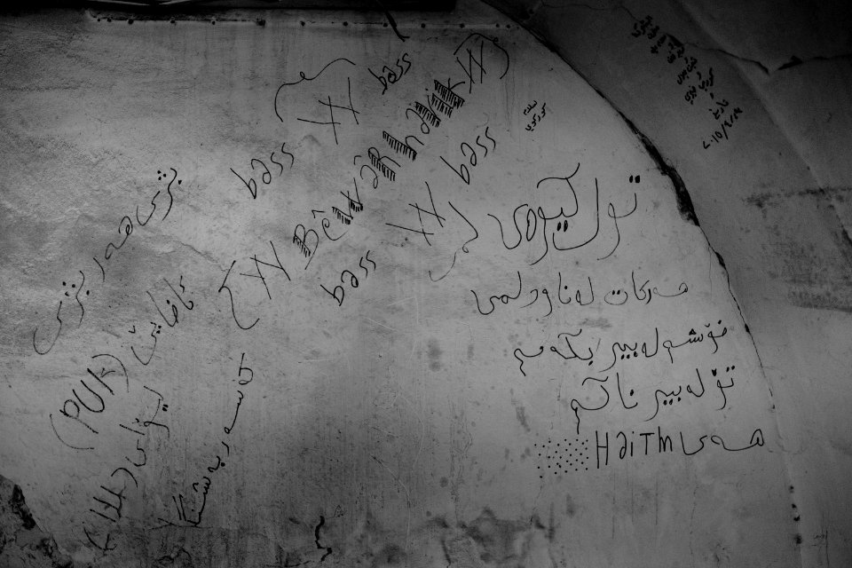 Graffiti left behind by forces in Shingal (Sinjar) after war with the Islamic State 20
